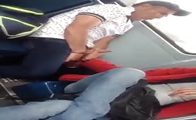 Caught masturbating in a public bus