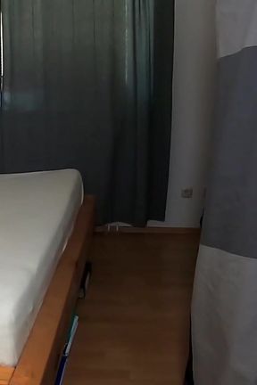 My Hubby Sneaks Into Bedroom and Says Nothing While I&#039;m Cheating