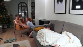 Our roomate was in bed when we fucked