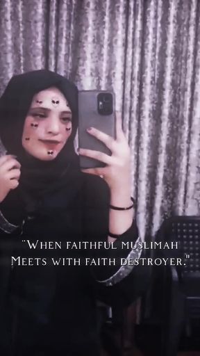 When faithful muslim meets with faith destroyer