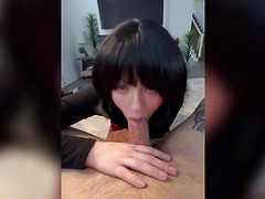 Big Ass Goth Stepmom Gets Huge Creampie Pov-blowjob