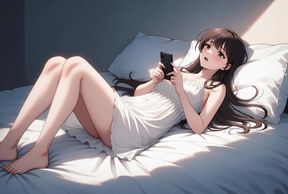 AI Generated Cartoon content, Uncensored video of 18 Year old Anime Girl,  3D Cartoon on closeup by Kiidzy Animates