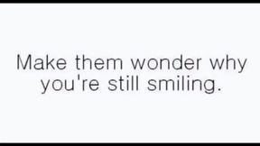 Smiling girl masturbates to loud moaning climax