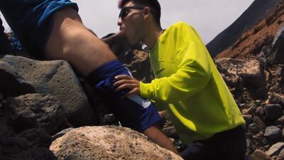 Watch this muscular college guy lose his virginity to a hot, young amateur with a big cock