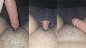 cono grande masturbandome con juguete