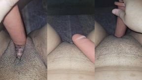 cono grande masturbandome con juguete