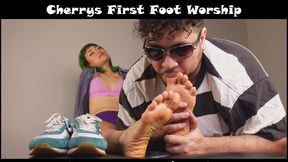 Cherrys First Foot Worship