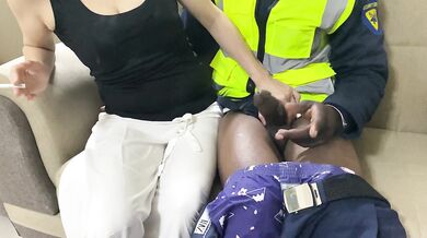 BBC White Cheating Wife Checking My Big Black Cock Part 2