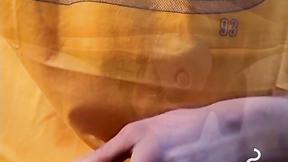 ”Stone having a blast puffing away with his heavy shaft”