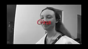 Thick black man's huge black cock fills her mouth