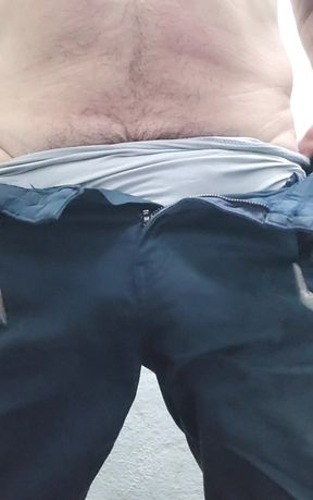 Down with the pants.