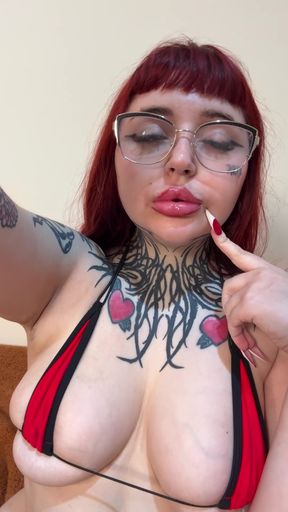 Goth bimbo