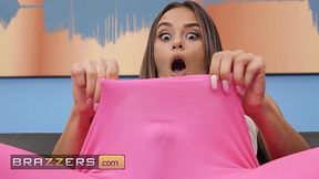 Horny babe with big tits is going to us her newfound futa cock for gape