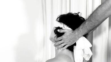 TITS Bondage & Crotch rope: Your struggle makes you cum HARDER