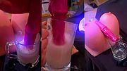 October Fest Horse Dildo Cum Special Crossdresser Cumshot Close Up Fantasy Cum Play Biggest Silicone Boobs Futanari Cum Glass