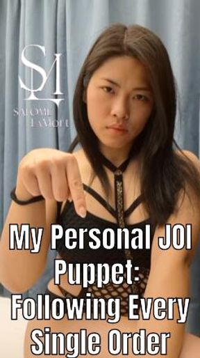 My Personal JOI Puppet: Following Every Single Order