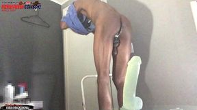 *premium* asspussy cowboy angle 5of7 - my hole is destroyed balls deep on this huge dildo - ass monkey - dj buttpussy