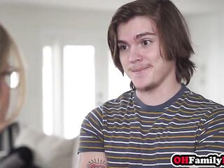 Large titties mother I'd like to fuck Cory Pursue drank large penis and breasty stepmom got screwed hard