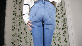 Upclose Double Jeans Wetting