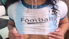 Teen stepsister deepthroats stepdad's massive cock