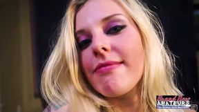 Blonde Goth Mya Sinks Her Pink Pussy&#x1F32E;&#xFE0F; to the Hilt in a Rough Doggystyle Session