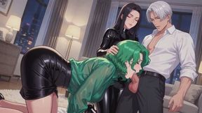 Blow Jobs Stories #17B: Confession of the Emerald Submissive (Animated)