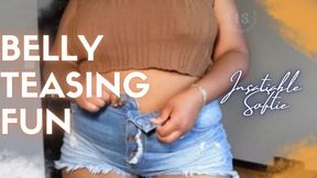 POV Belly Tease and Worship by Ebony BBW 4K