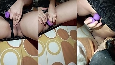 Latina Sofía 18y virgen juega con su raja