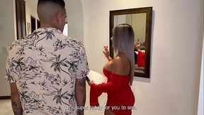 My client didn'_t want to buy the property until we went into the master bedroom and I fucked him until he was convinced.