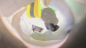 4K ANNA Stomping Footsteps on Human-shaped Carpet