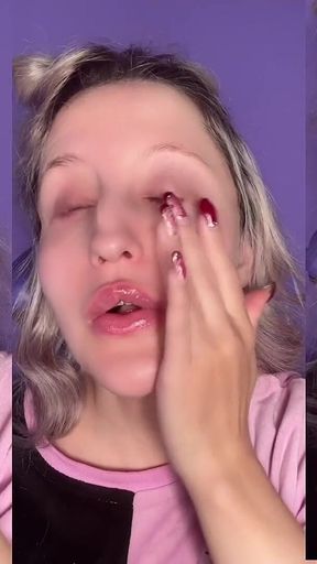 Pumps a Plug Pout Bimbo Transformation for Lip Obsession Clip by Findom Goaldigger