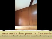 branle, et massage du cul avec le foutre