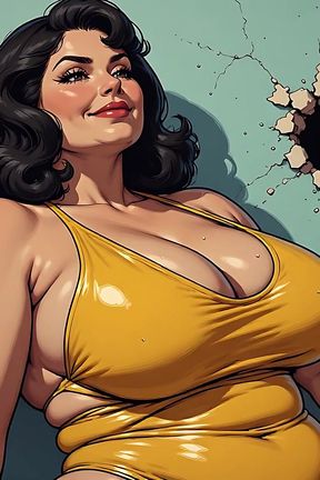 Curvy Women Swimsuit Art