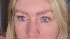 Looking at the light to help me sneeze