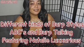 Different Styles of Burping featuring Natalie Luxxurious