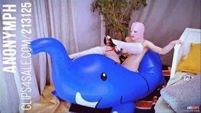 ANN016 - Ride, Hump and Pop Inflatable Elephant HD