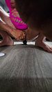Two exploring intense sissy anal bondage