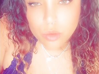 Big natural bazookas British sweetheart, tit wank with massive dildo and then fucks herself hard!