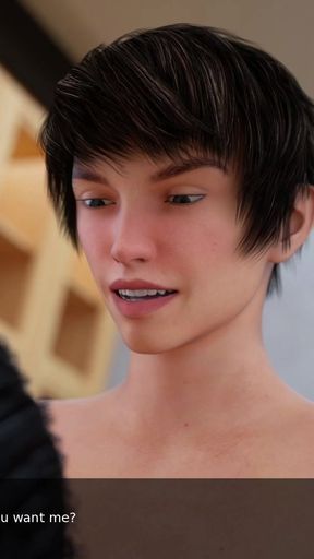 Must-see moment from &quot;Stepson Caught His Stepmom Naked In The Kitchen - 3D Hentai Game - Milfy City&quot;