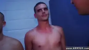 Boot Camp Temptation: Hot Recruits Hook Up With Ripped Soldiers in Uniform – GayPorn