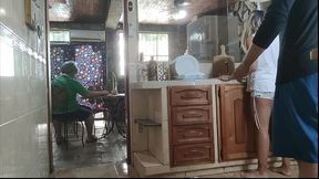 follando a la hijastra del viejo vecino con gran culo y como grita la catira.