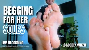 Begging for Her Sole Live Recording