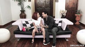 ”Petite redhead Lola Fae gets banged by Small Hands”