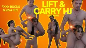 HD Ziva Fey Lift And Carry Handjob