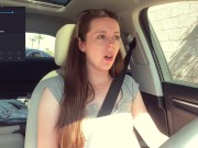Cumming *embarassingly* hard in a Starbucks Drive Thru (LUSH CONTROL PART 2)
