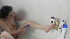 Shaving My Legs & Pussy- MOV
