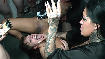 ABSOLUTE SPERM SLUTS IN MEGA GANGBANG - PART 2