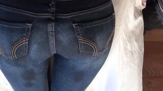 OMG He wrecked my jeans. pov BOOTY Grind Finger Jeans Bondage