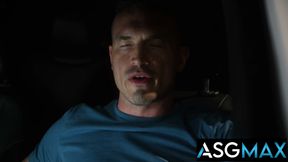 MEN OVER 30 - Straight Hunk Caught Jerking Off in Public Parking Lot, Horny Passerby Finishes The Job