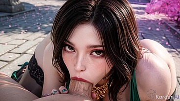 I ripped all the clothes off that serious Asian whore and rammed my cock into her incredibly tight pussy with a loud thud [AI]